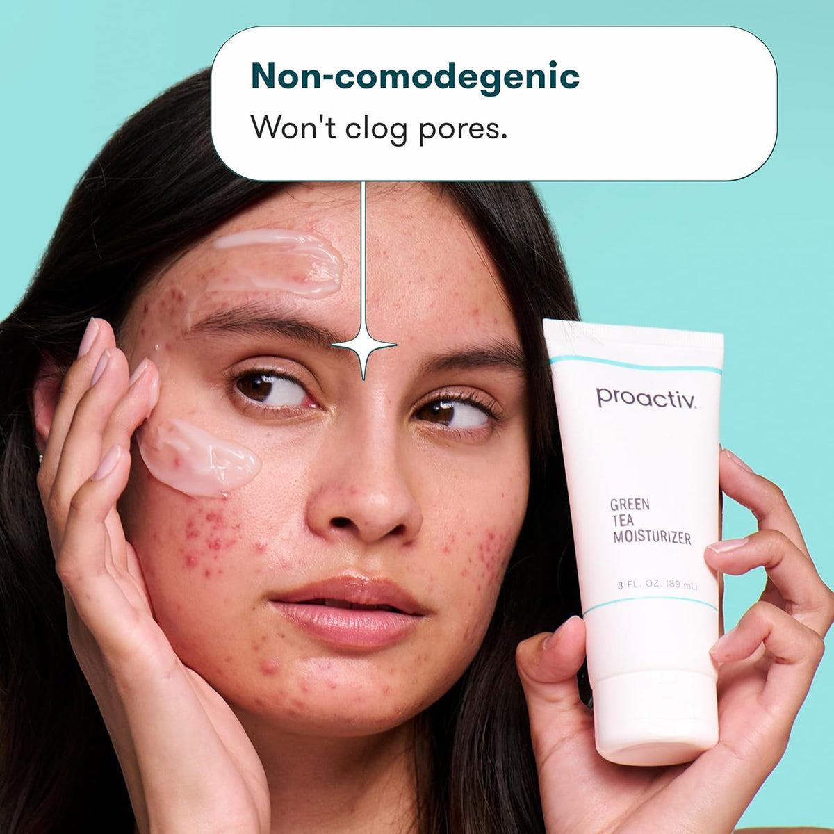 Proactiv Green Tea and Hyaluronic Acid Moisturizer for Dry Skin, Hydrating Face Moisturizer for