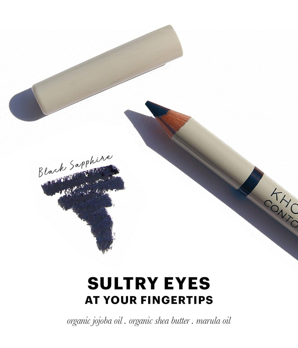 Jillian Dempsey Khol Eyeliner: Clean, Waterproof Eyeliner Pencil with Built-In Smudger for