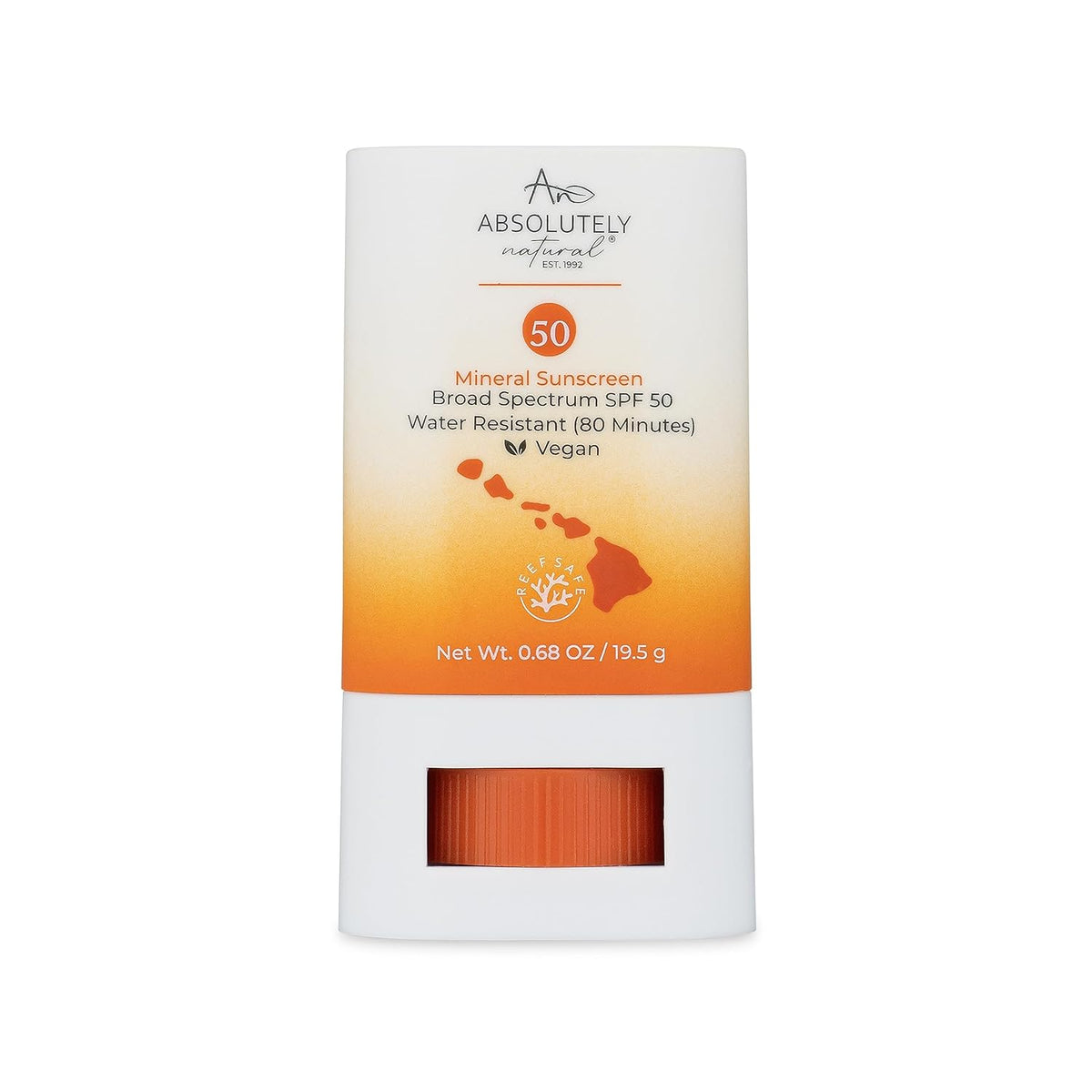SPF 50 Mineral Sunscreen Stick with Rose Hips Oil, Cruelty Free and Reef Safe, Vegan Blend for Face