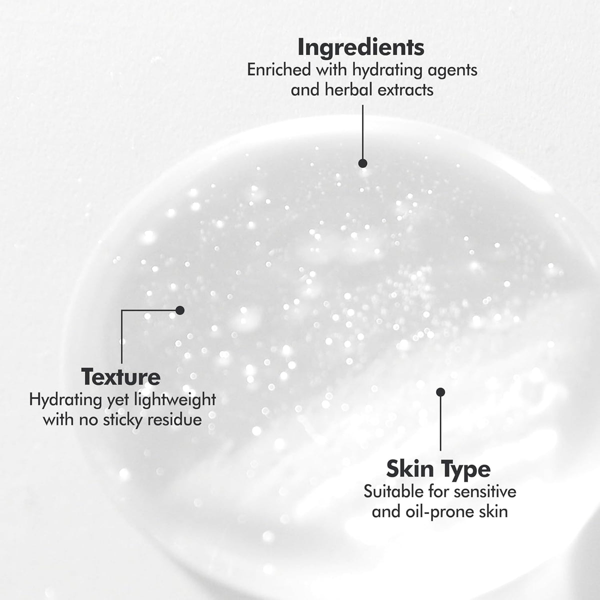 Moisture Balancing Serum - Hydrating & Soothing with Hyaluronic Acid and PHA, Botanical Moisturizer