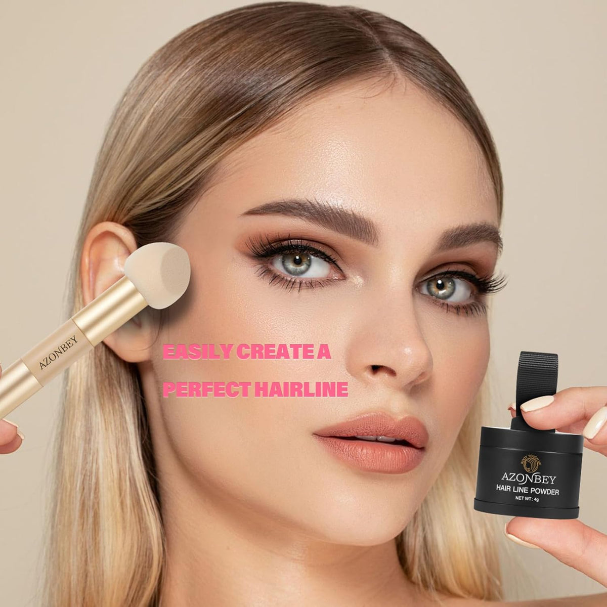 Root Touch Up Sets,Hairline Powder for Women Cover Up- Hairline Concealer for Thin and Thinning