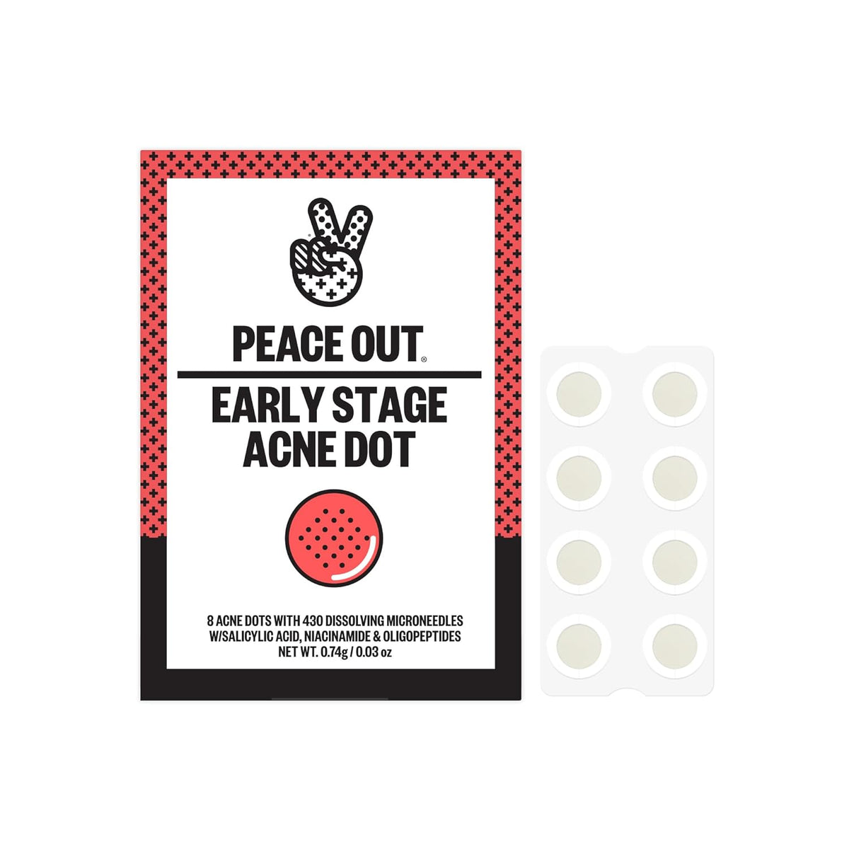 PEACE OUT Early Stage Acne Dots Helps Target Blemishes Below the Surface, Hydrocolloid Pimple