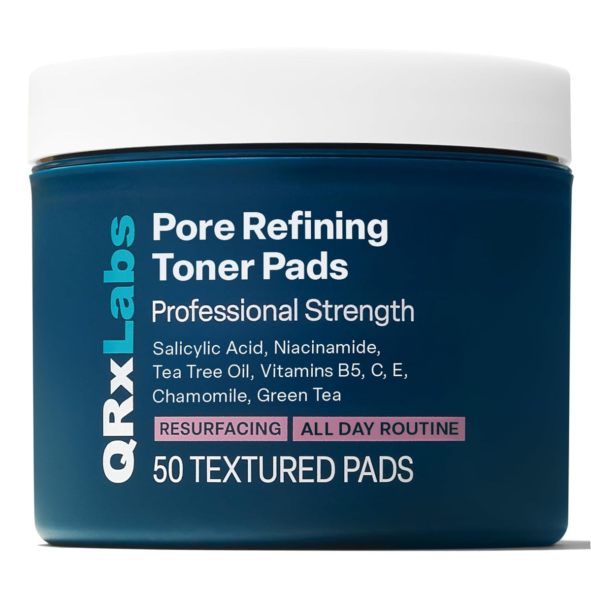 Pore Refining Toner Pads with Salicylic Acid and Niacinamide in a Witch Hazel Solution - With