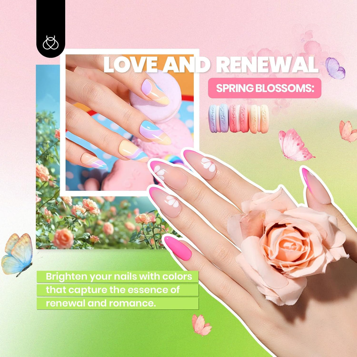 Beetles Gel Nail Polish Kit with U V Light - 68 Pcs Set 35 Colors Pink Glitter Nude Gray Gel Polish