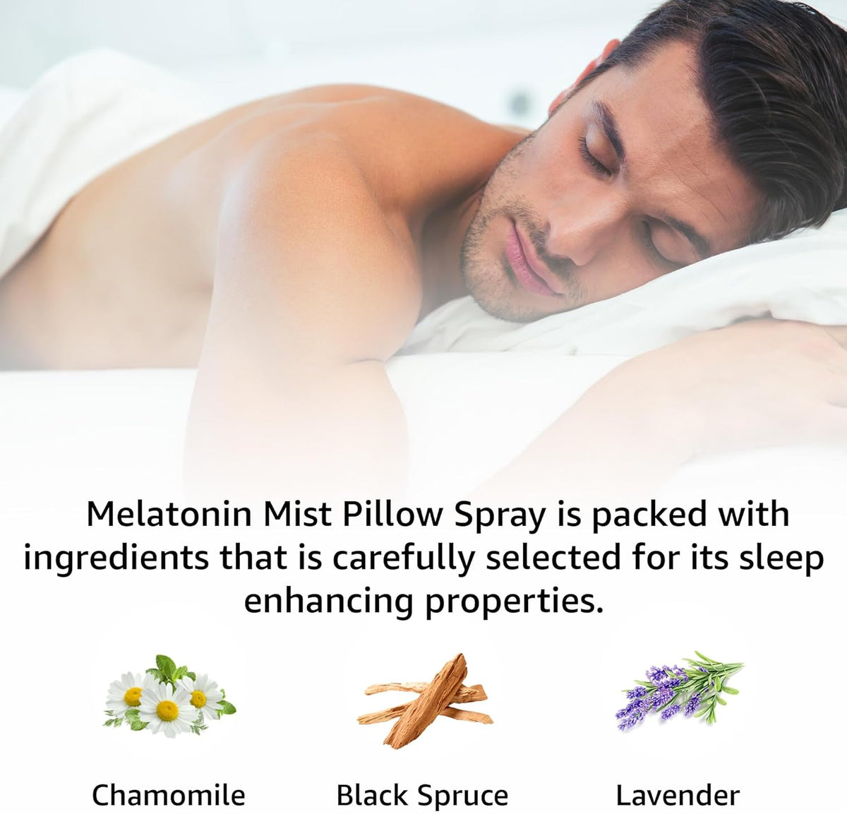 Deep Sleep Pillow Spray Lavender Chamomile Essential Oil Aromatherapy Mist for Sleep Relaxation