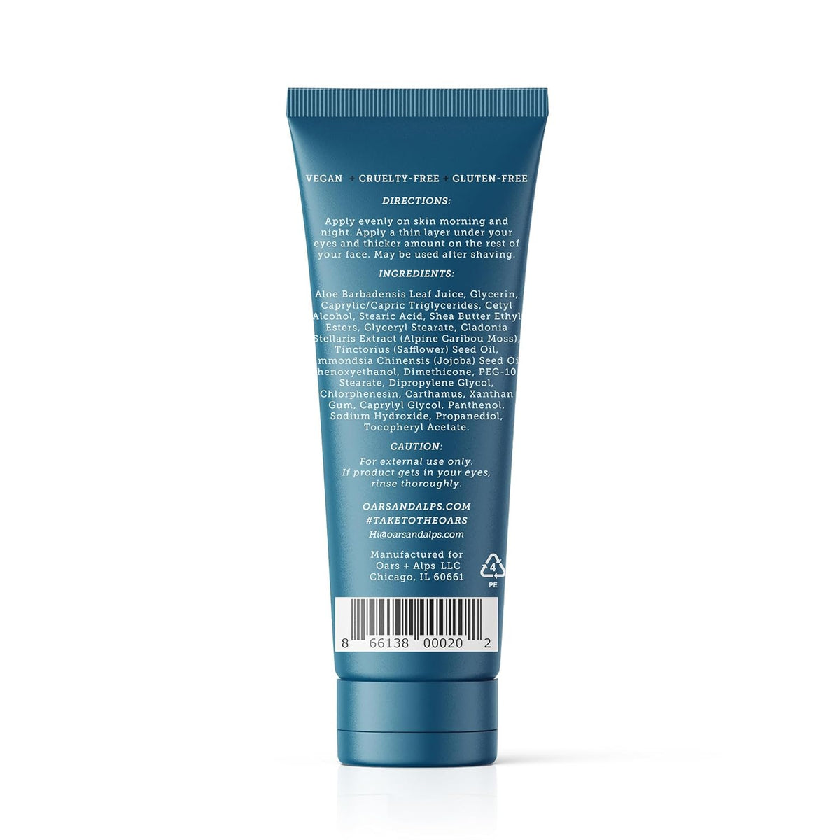 Oars + Alps Face Moisturizer and Eye Cream, Dermatologist Tested Skin Care Infused with Aloe Leaf
