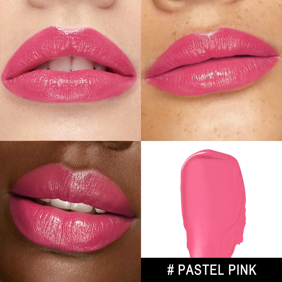3Pc Moisture Lipsticks for Women Nude Pink Purple Lipstick Hydrate Tinted Lip Balm for Dry Cracked