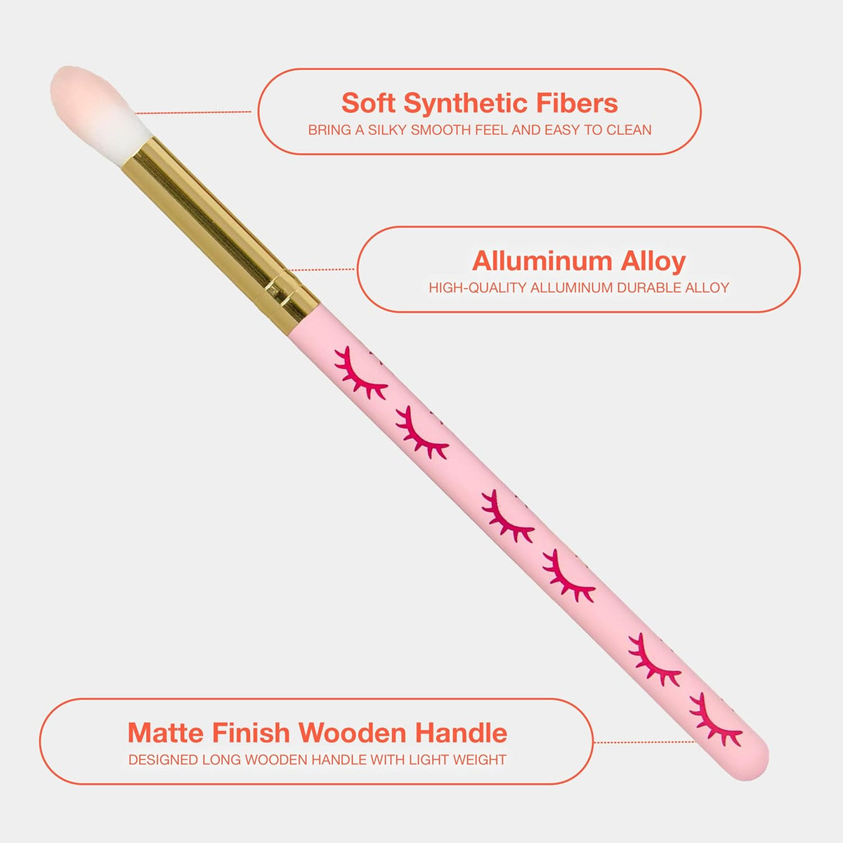 CURACORO Lash Shampoo Brushes Set, Eyelash Cleansing Brush For Cleansing Eyelash Extension, Soft