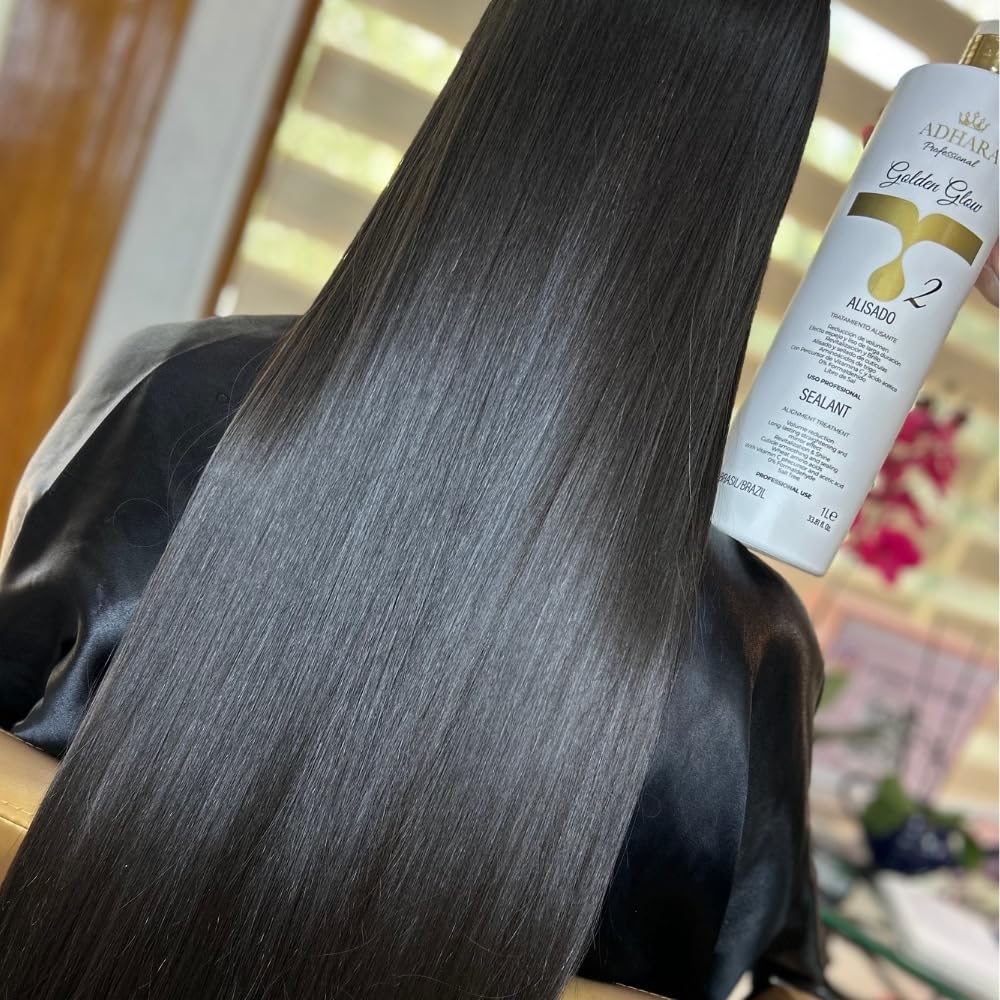 Brazilian Keratin Hair Straightening Kit | Salon-Quality Smoothing System | Permanent Treatment for