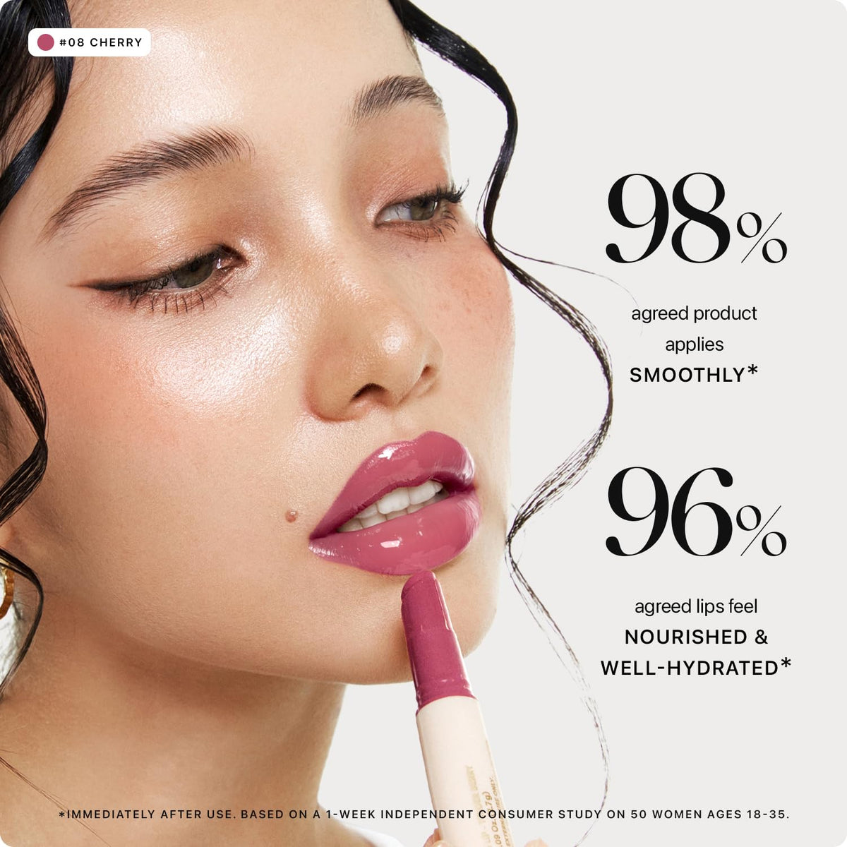Nature Republic HONEY MELTING LIP (08 DARK CHERRY CHOUX) SOFT LIP STICK, Hydrating Gloss