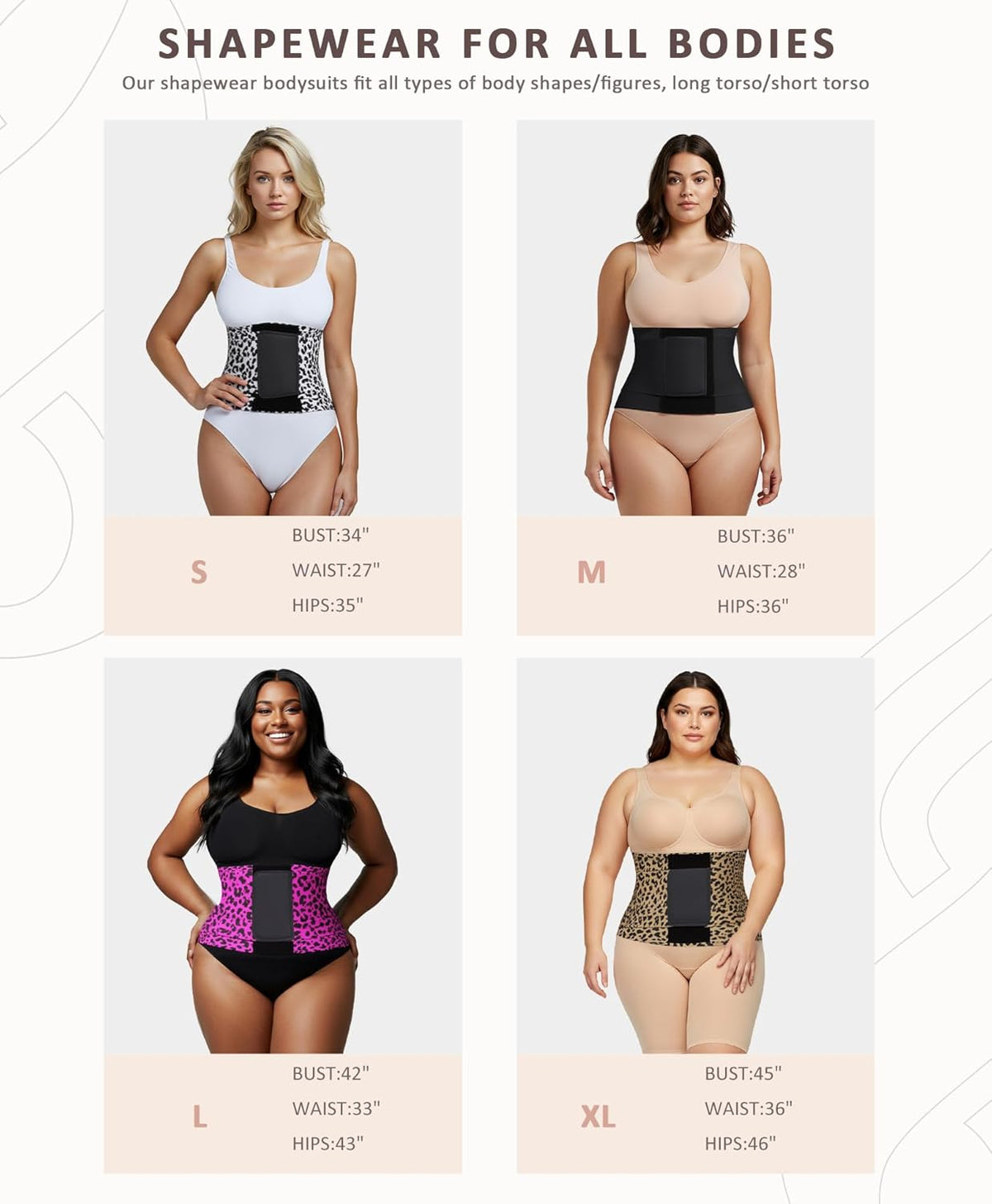 FeelinGirl Waist Trainer Belt Waist Cincher Trimmer Ab Belt Tummy Control Body Shaper with Triple