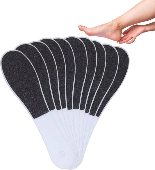 10 Pack Foot File, Professional Foot Callus Remover Sandpaper Pedicure Tools, Double Side Foot
