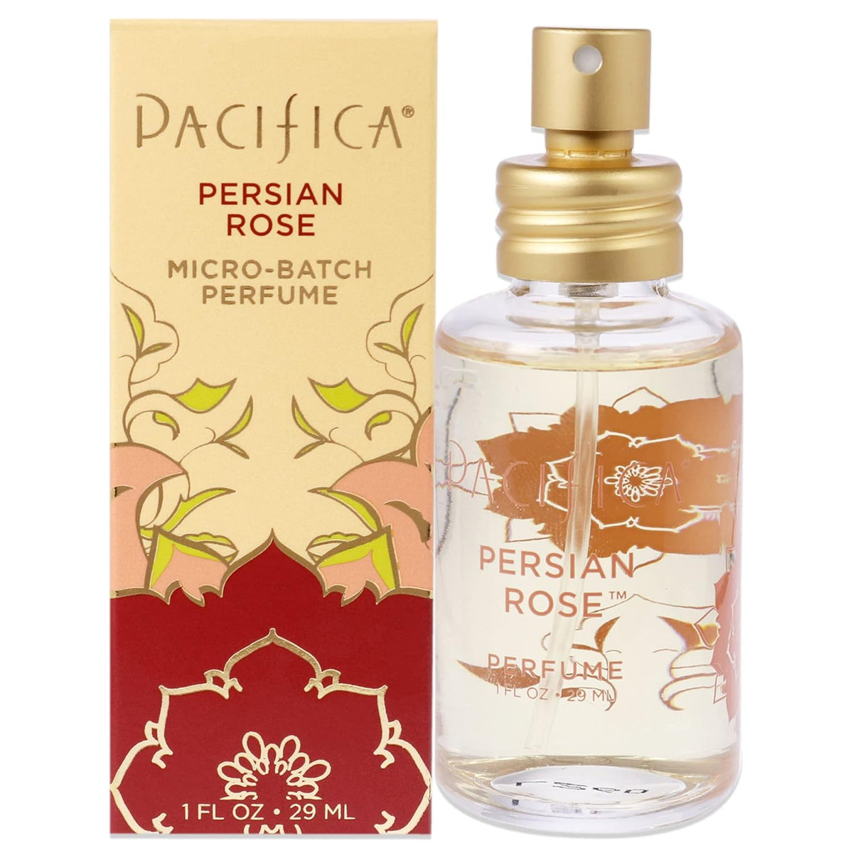 Pacifica Beauty, Persian Rose Clean Fragrance Spray Perfume, Made with Natural & Essential Oils