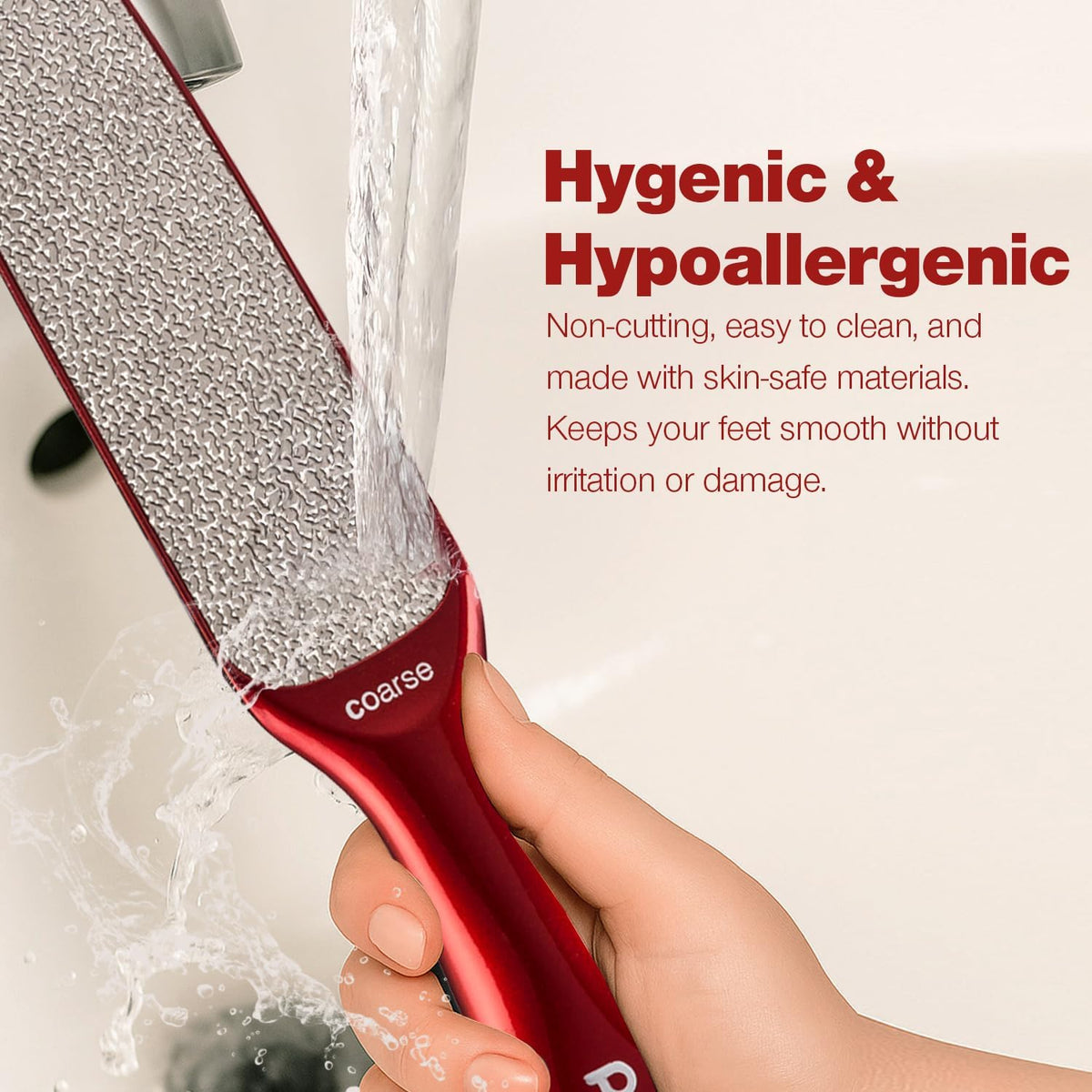 Probelle Double Sided Multidirectional Nickel Foot File Callus Remover - Immediately Reduces