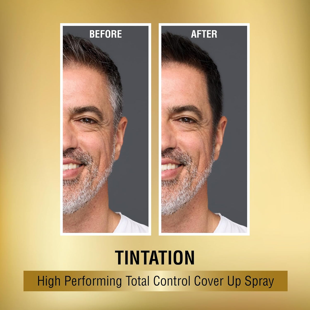 RED by Kiss 1.5OZ. Tintation Temporary Hair Color Spray, Instant Gray Root Cover Up