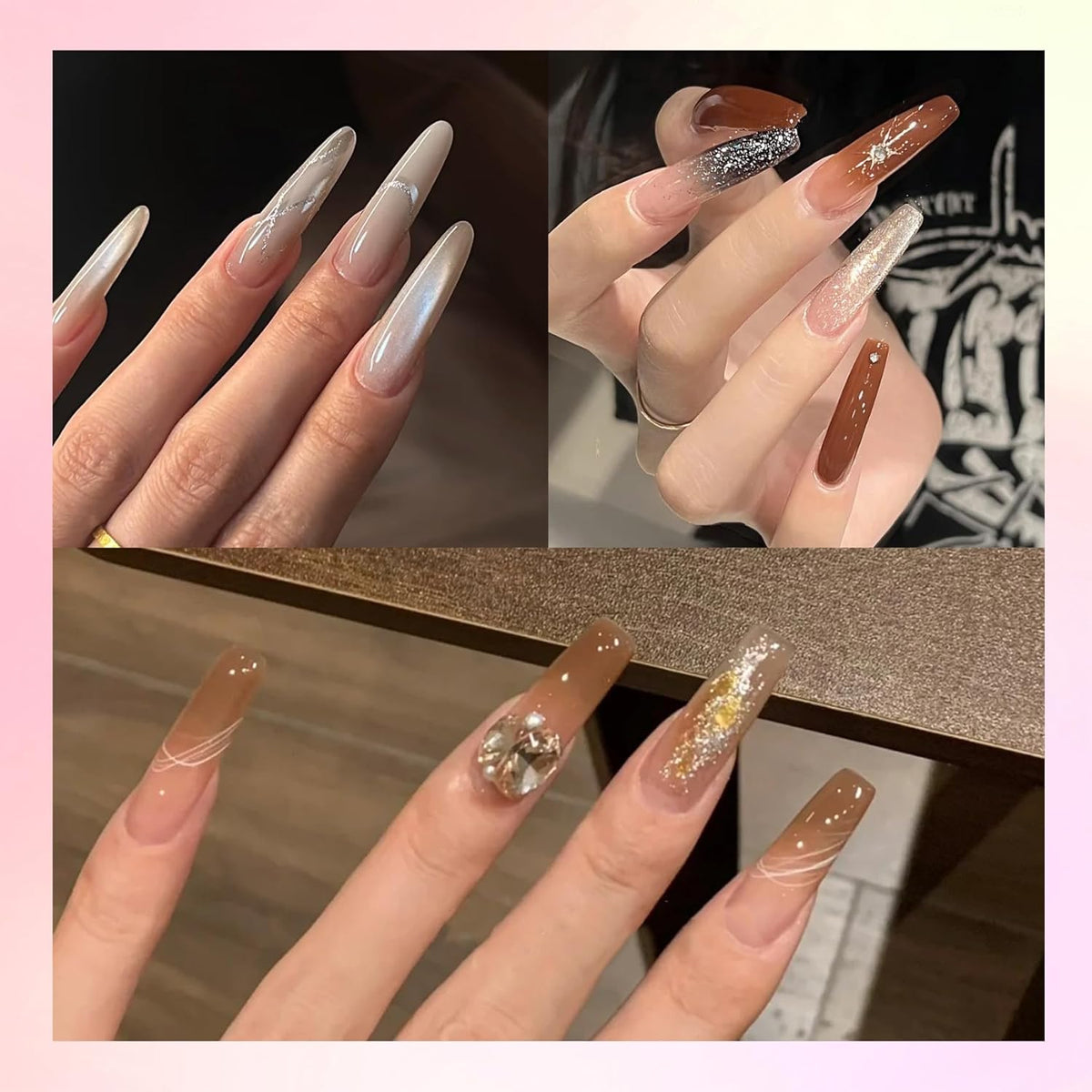 Super Acrylic Powder 28g: 3Pcs Large Capacity Bruschetta Tuscany Nail Polymer for 3D Art Carving
