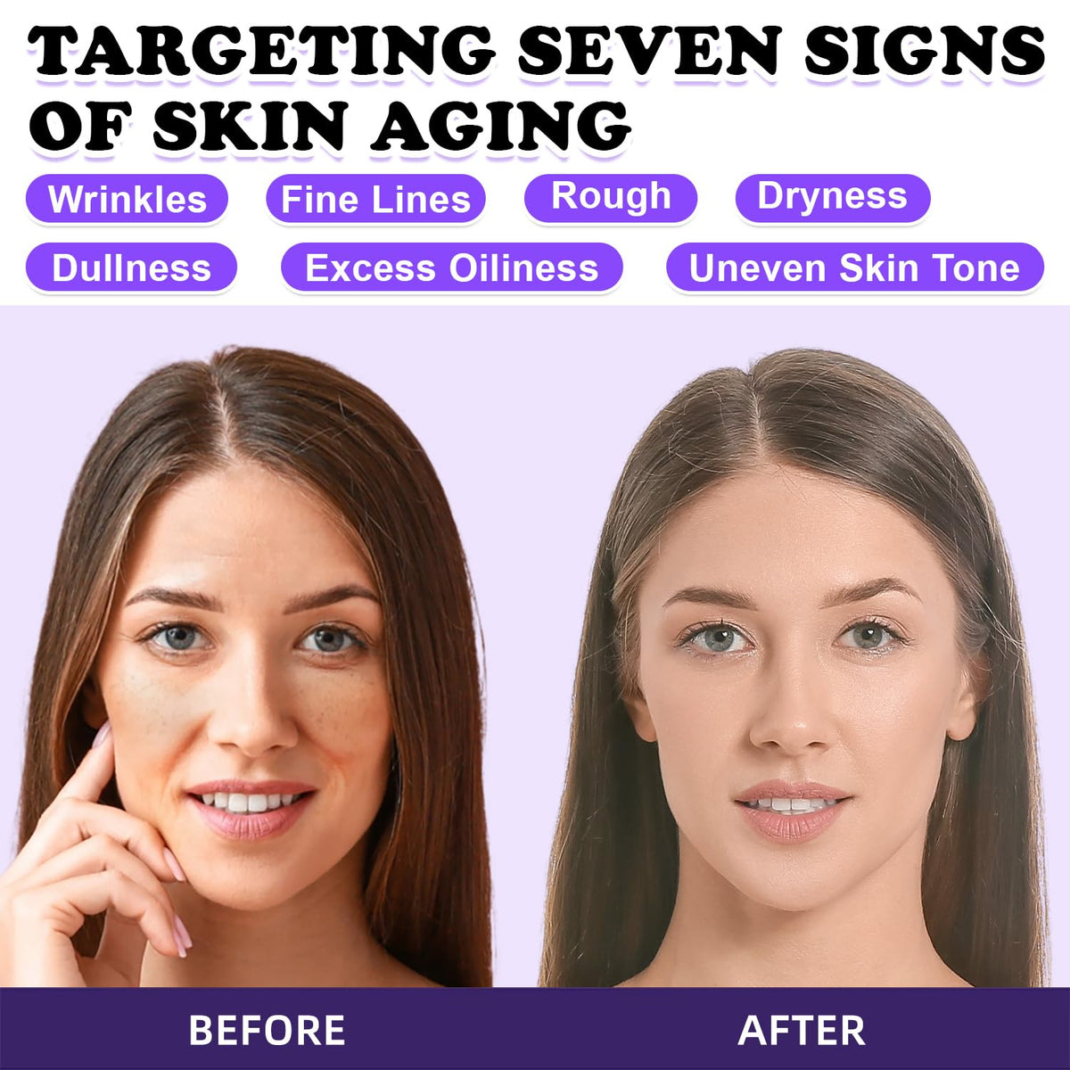 Retinol Serum for Face anti aging with Squalane Oil & Vitamin E Oil for Skin Care Night Repair