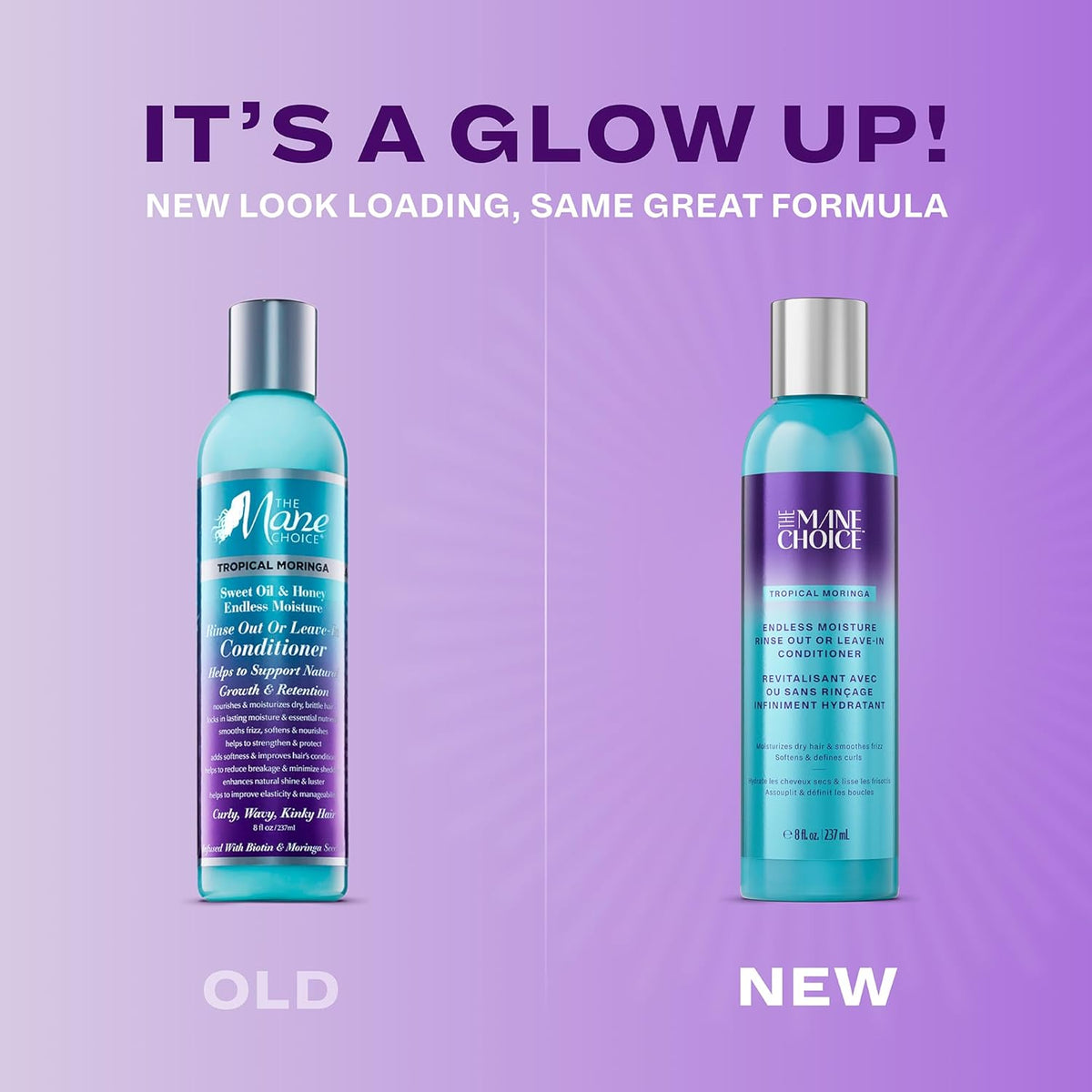 The Mane Choice Tropical Moringa Sweet Oil & Honey Endless Moisture Rinse Out or Leave In