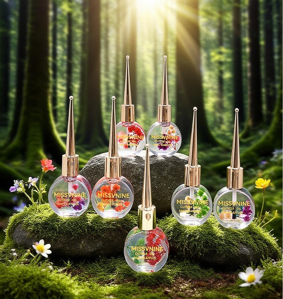 Vitamin E Enriched Cuticle Oil 6 Pack - Prevent Hangnails & Strengthen Nails with Sweet Almond +