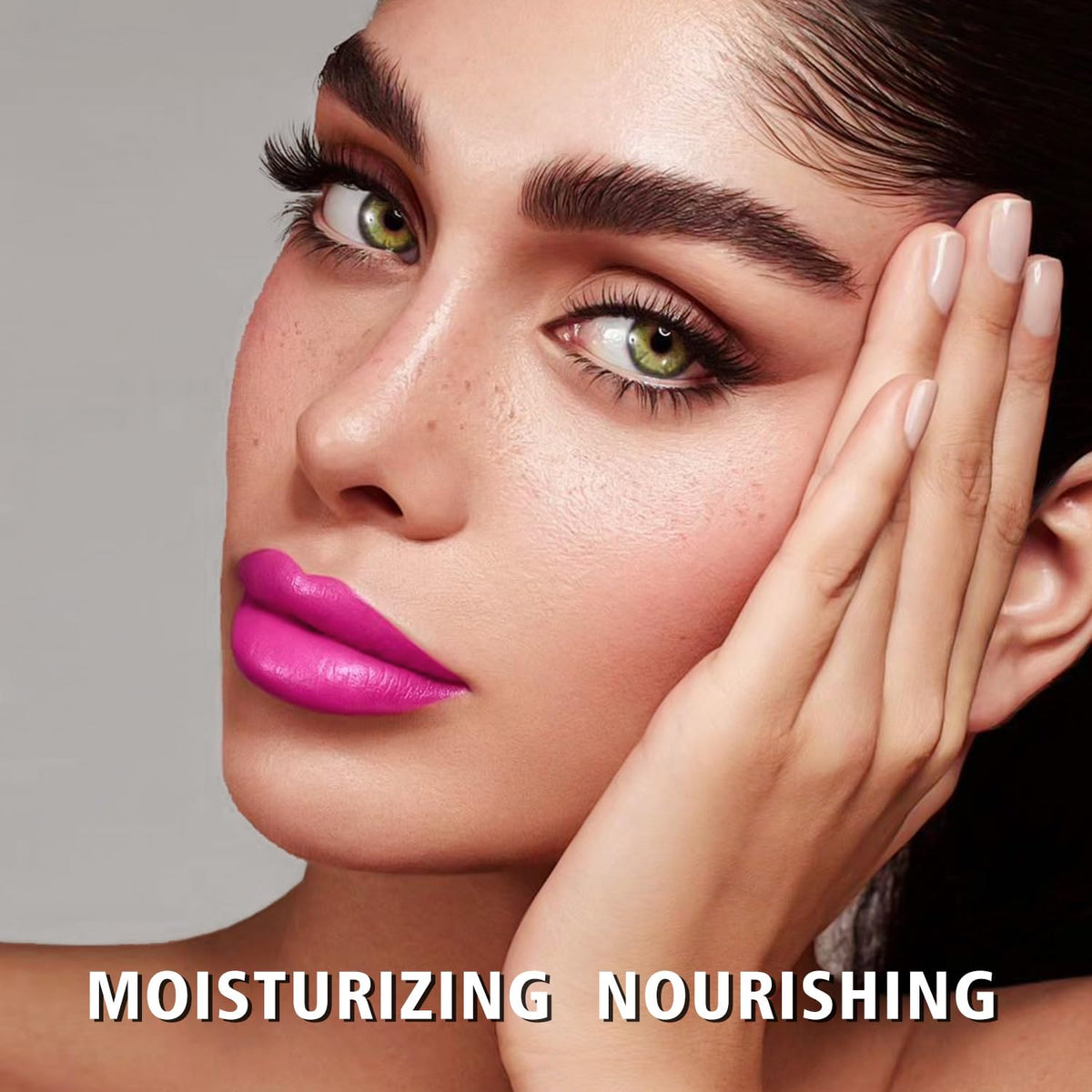 MAKI YIKA Moisture Purple Lipstick for Women Hydrate Lip Gloss for Dry Cracked Lips Weightless