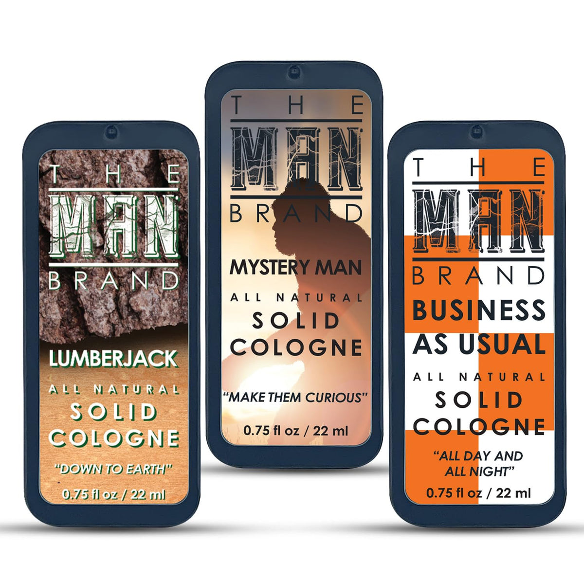 Solid Cologne Sample Set - Mens Sample Cologne Pack - Mens fragrance Sampler Set - Mens Travel Size