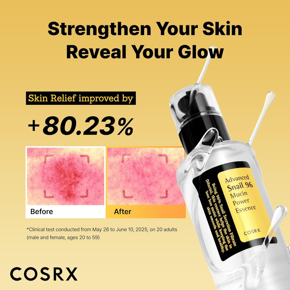 COSRX Snail Mucin Repairing Serum 100ml, Hydrating Serum for Face with Snail Secretion Filtrate for