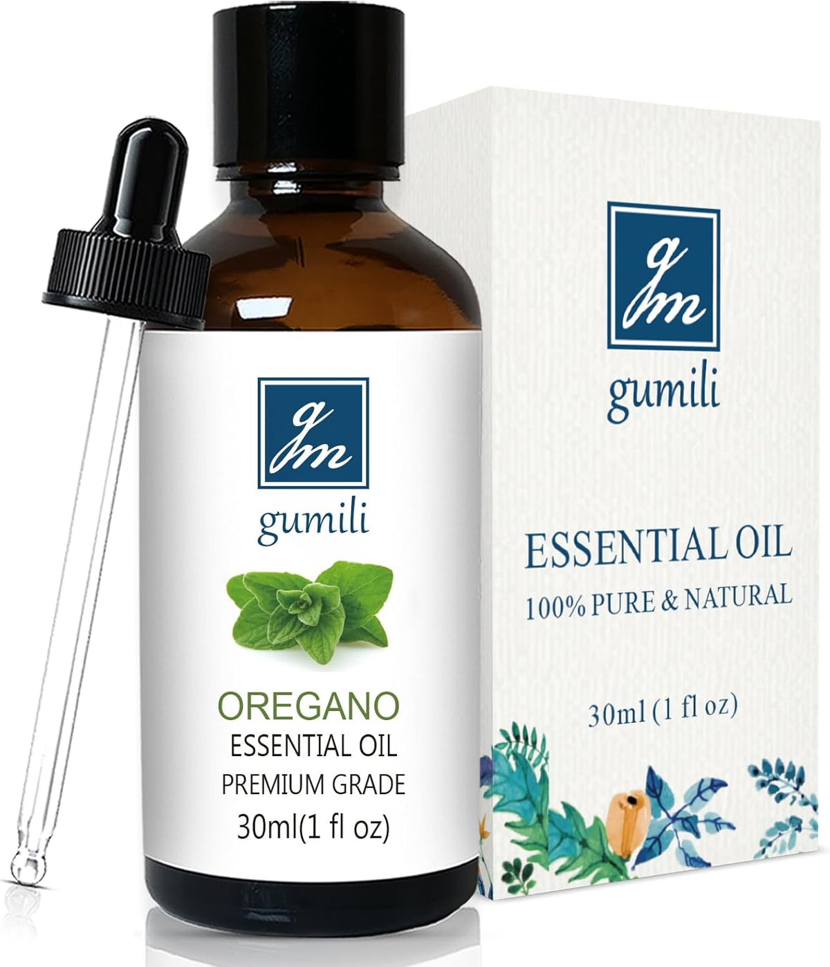 Oregano Essential Oil 1 Oz - 100% Pure & Natural Oregano Oil for Skin, Diffuser, Massage &