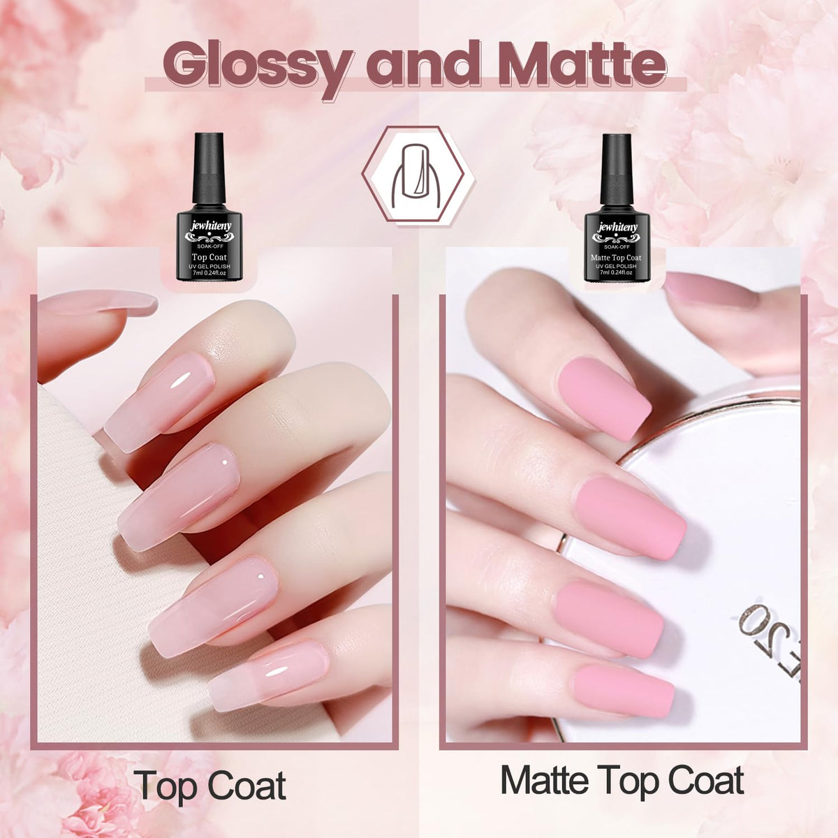 JEWHITENY 14 Colors Poly Extension Gel Nail Kit With U V Lamp Nude Pink White Brown All In One Poly
