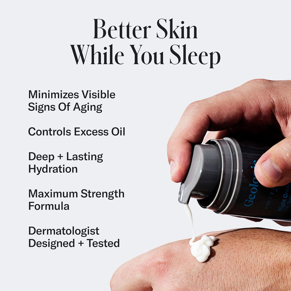 Geologie Retinol Anti-Aging Face Cream | Advanced .3% Retinol Formula for Effective Results |
