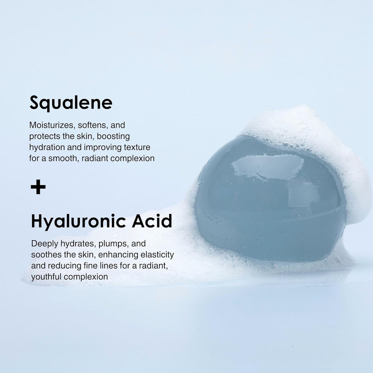 Be Bare Jelly Ball Cleanser, Daily Face Wash Korean Skin Care Cleanser Ball for Dry Skin with