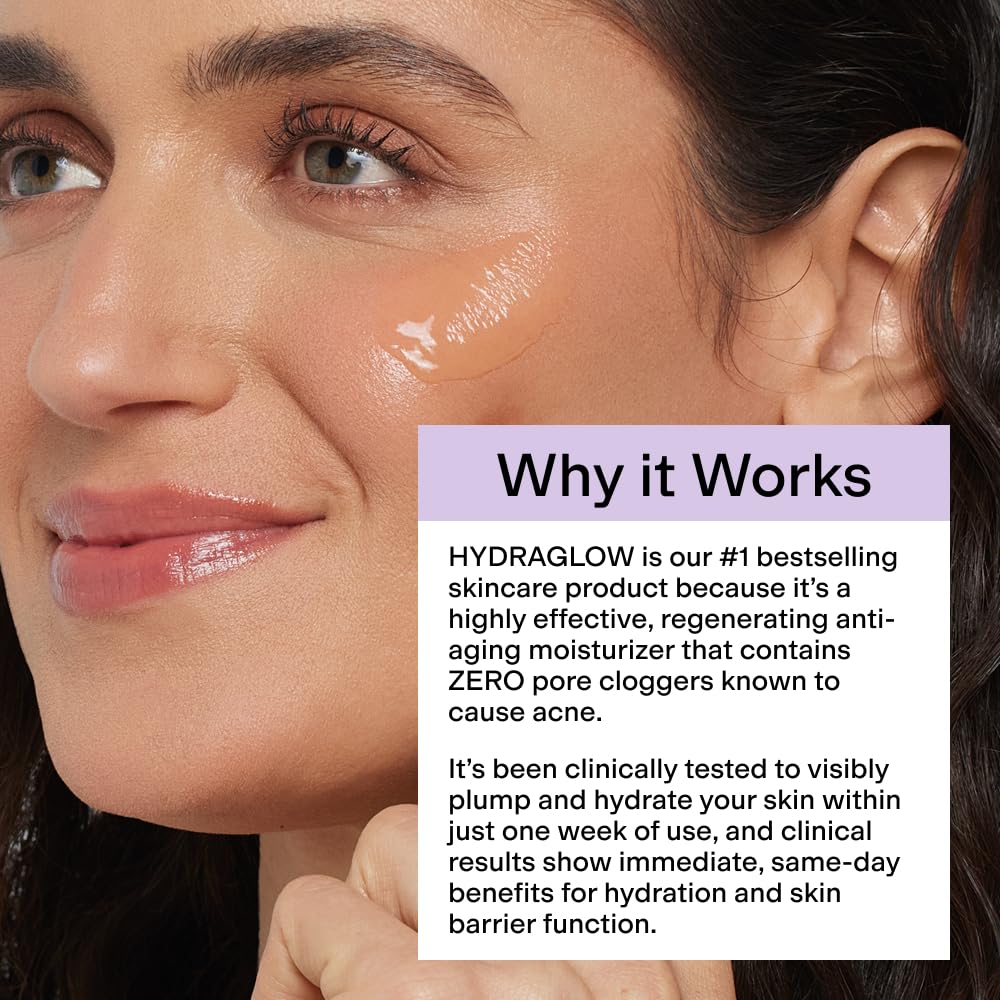 CLEARSTEM - HYDRAGLOW Stem Cell Moisturizer - Bakuchiol + Squalene - Youthful Skin Face Moisturizer