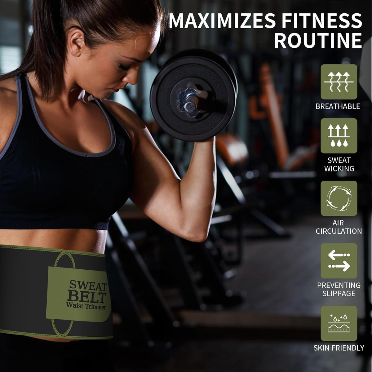 ZPP Waist Trainer for Women and Men, Neoprene Sweat Band Waist Trimmer Belt Slimming Stomach Wrap