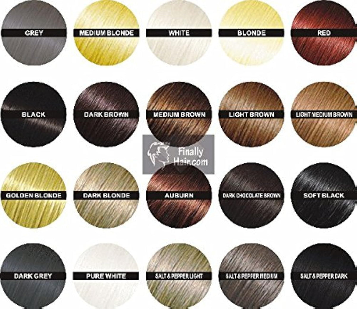 Hair Building Fibers - White Refill Pack (50g) for Grey Root Concealment and Thinning Hair Coverage