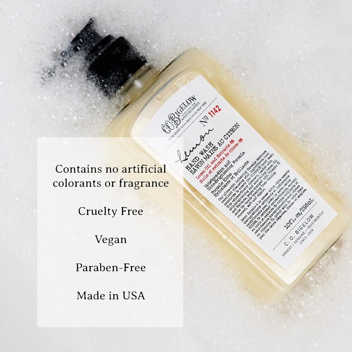 C.O. Bigelow Apothecary Trio Bath & Body Care Gift Set, Lemon Soap, Lemon Hand Treatment & Body