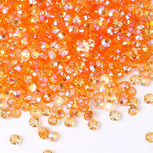 1000 Pieces SS20 5mm Flatback Rhinestones AB Clear Round Gems Crystals for Nail Art DIY Crafts