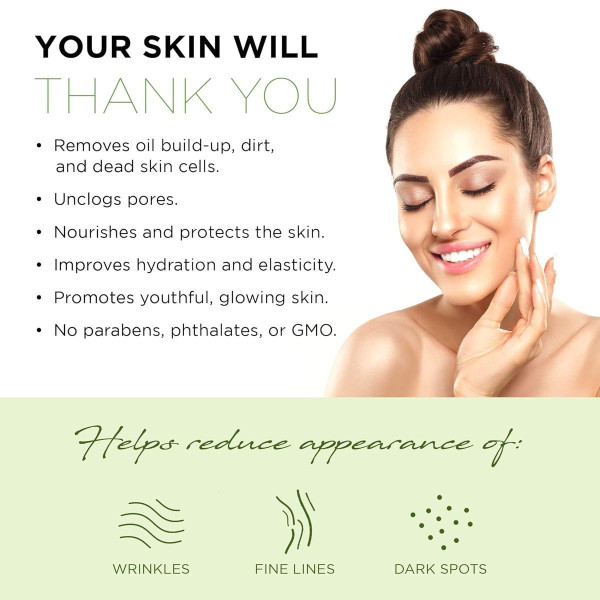 Azure Cosmetics Hemp Nourishing Peel Off Facial Mask- Anti Aging & Hydrating Face Masks - Removes