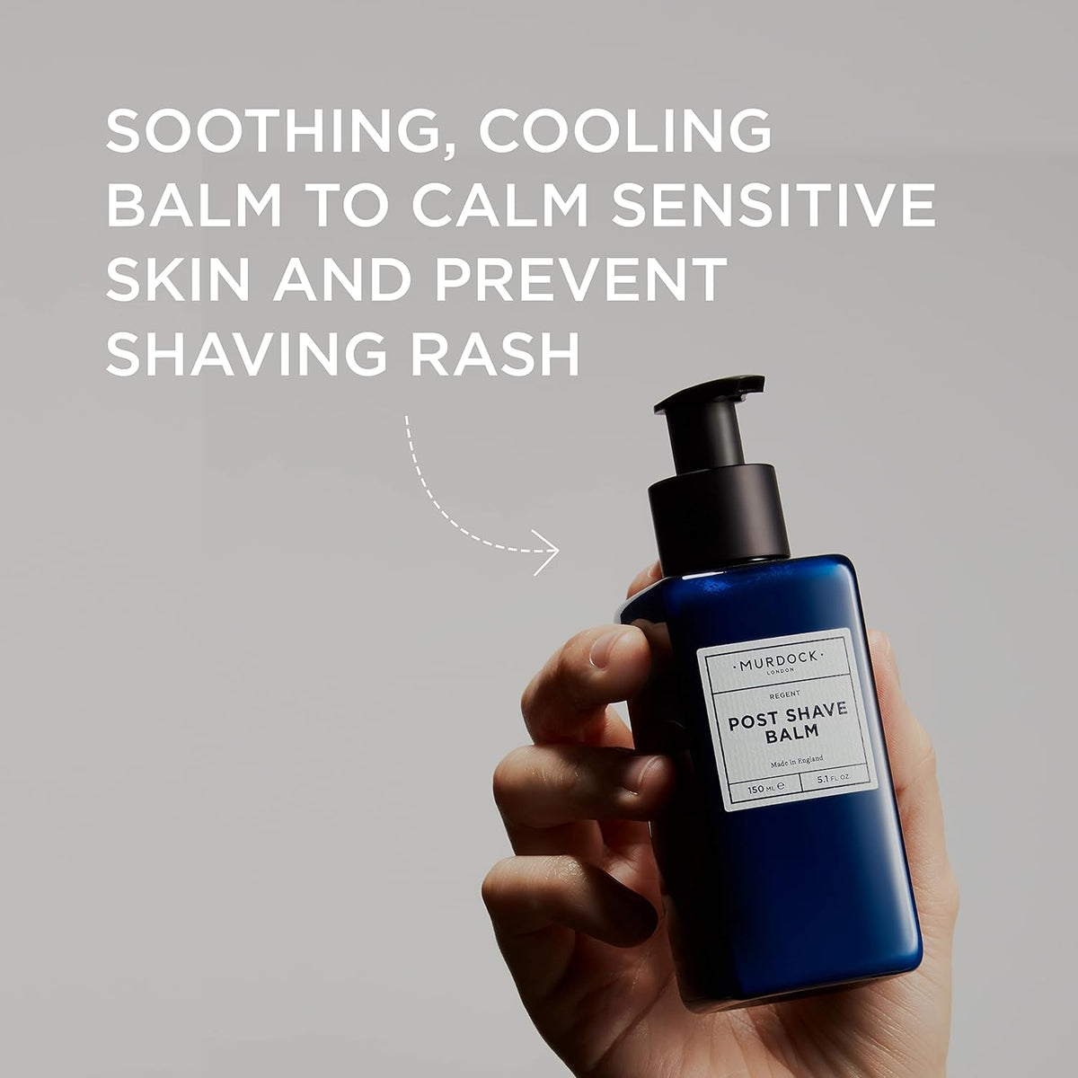 Murdock London Post Shave Balm, Lightweight, Soothing and Conditioning Formula, Made in the UK