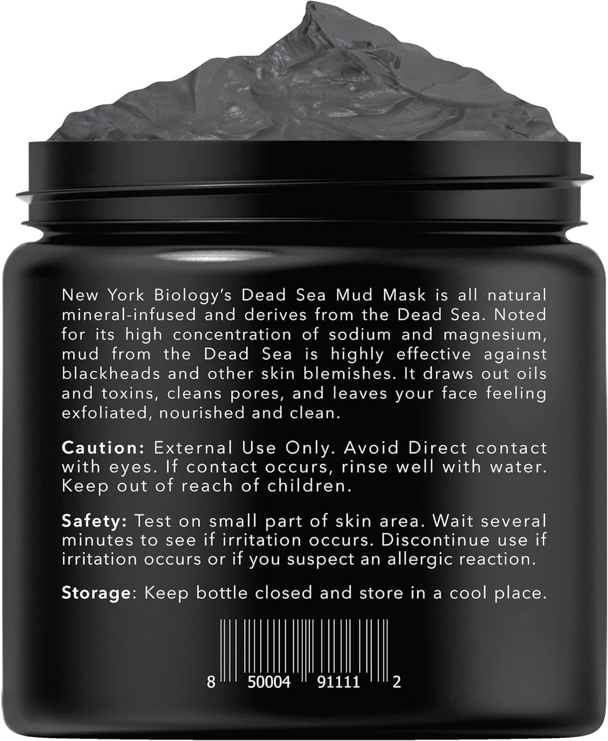New York Biology Dead Sea Mud Mask for Face and Body | Spa Quality Pore Refiner for Oily Skin |