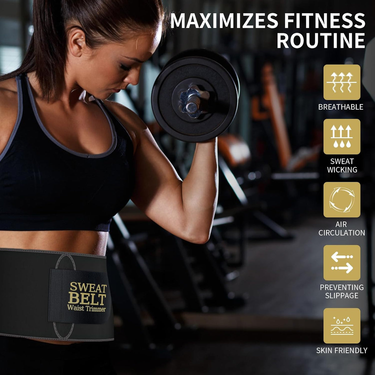 ZPP Waist Trainer for Women and Men, Neoprene Sweat Band Waist Trimmer Belt Slimming Stomach Wrap