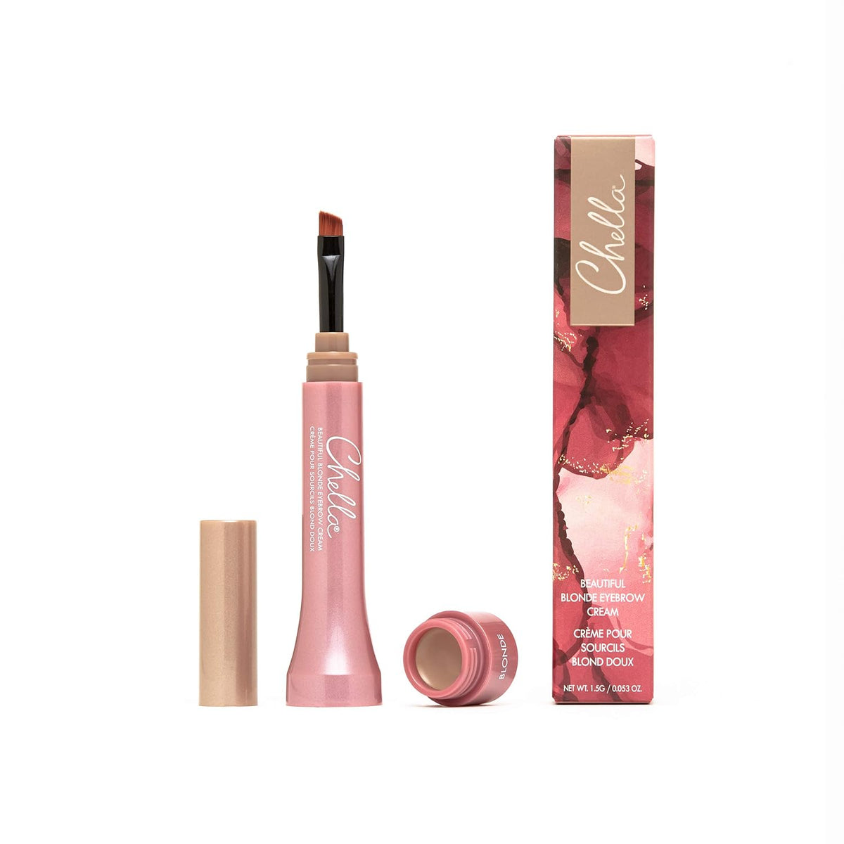 Chella Eyebrow Cream, Beautiful Blonde - Vegan, Cruelty Free, Paraben Free, Gluten Free Eyebrow