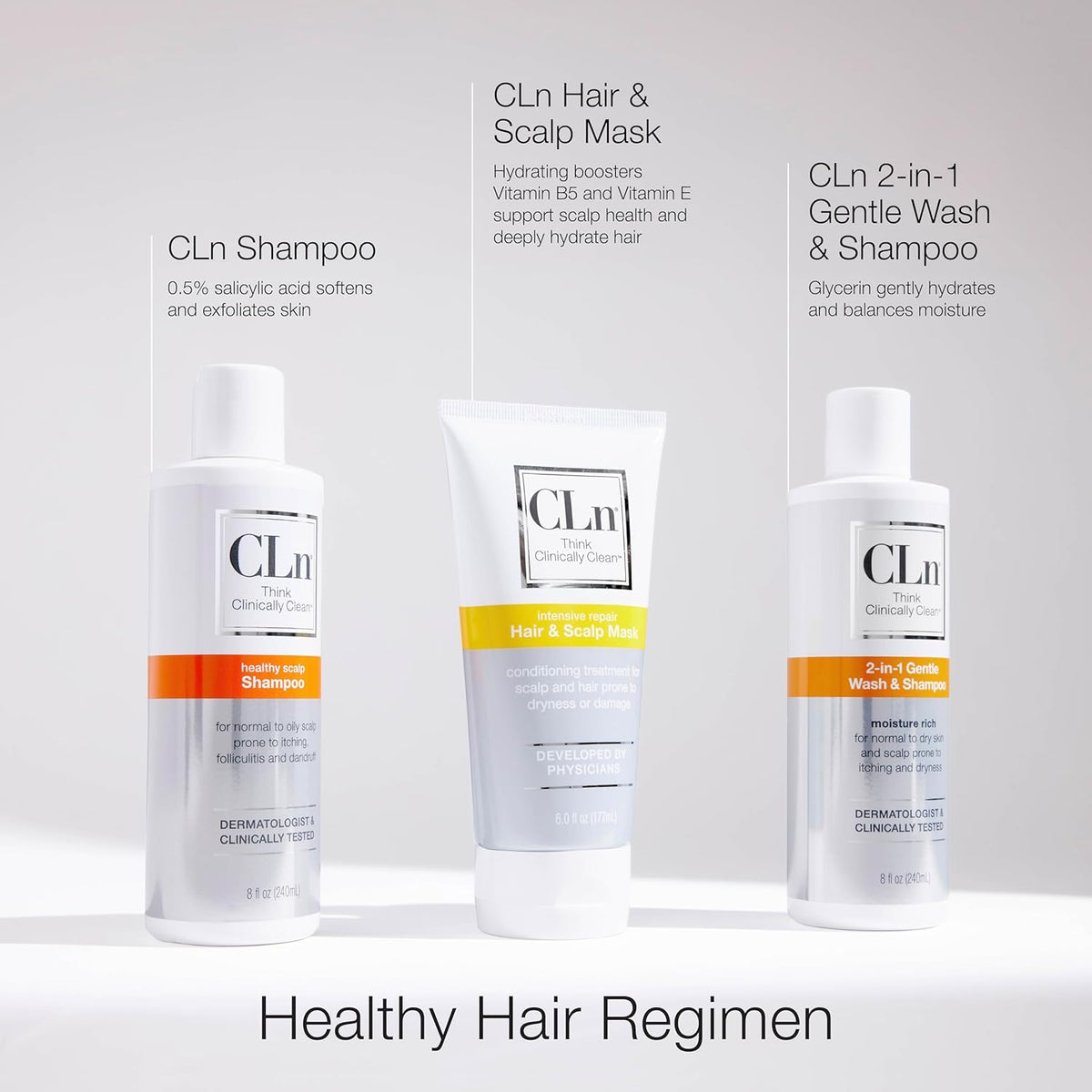 CLn® Hair & Scalp Mask Conditioner - Deep Conditioner for Hair & Scalp Prone to Dryness & Damage