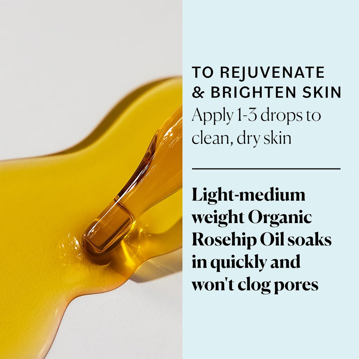Sky Organics Organic Rosehip Oil (1oz) Cold-Pressed Rosehip Seed Oil, Anti-aging Face Oil