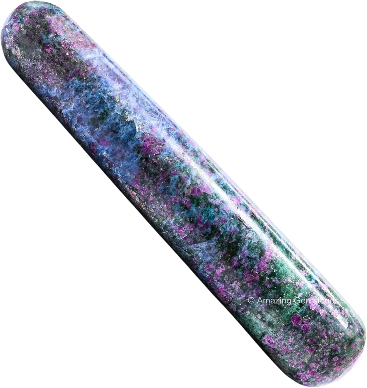 Amazing Gemstone Ruby Kyanite Crystal Wand Massage Stick - Pelvic Wand Gua Sha for Adults