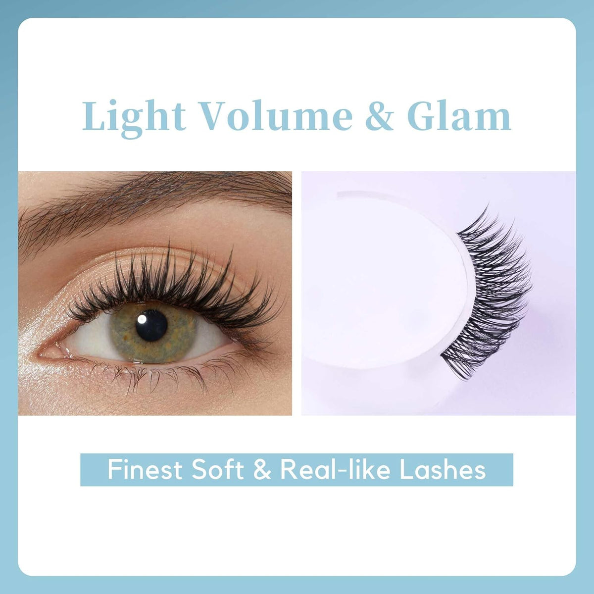 GAQQI Lash Clusters Volume & Wispy Eyelash Clusters 10-14mm Cluster Lashes 120PCS, Cluster Eyelash