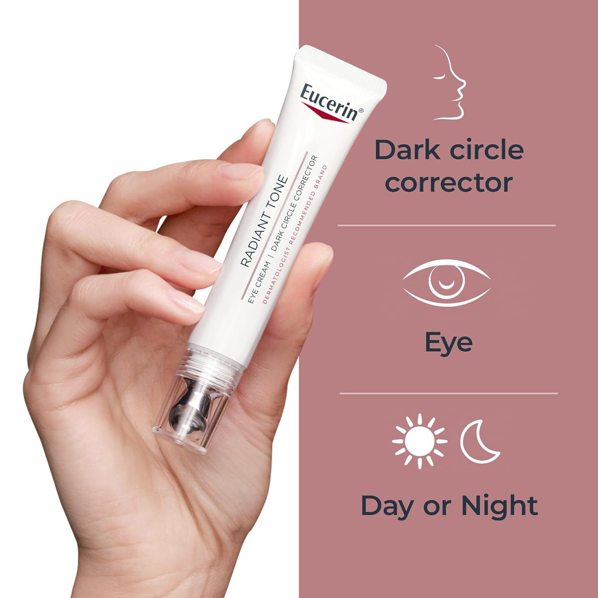 Eucerin Radiant Tone Eye Cream Dark Circle Corrector, Eye Brightening Cream with Thiamidol and