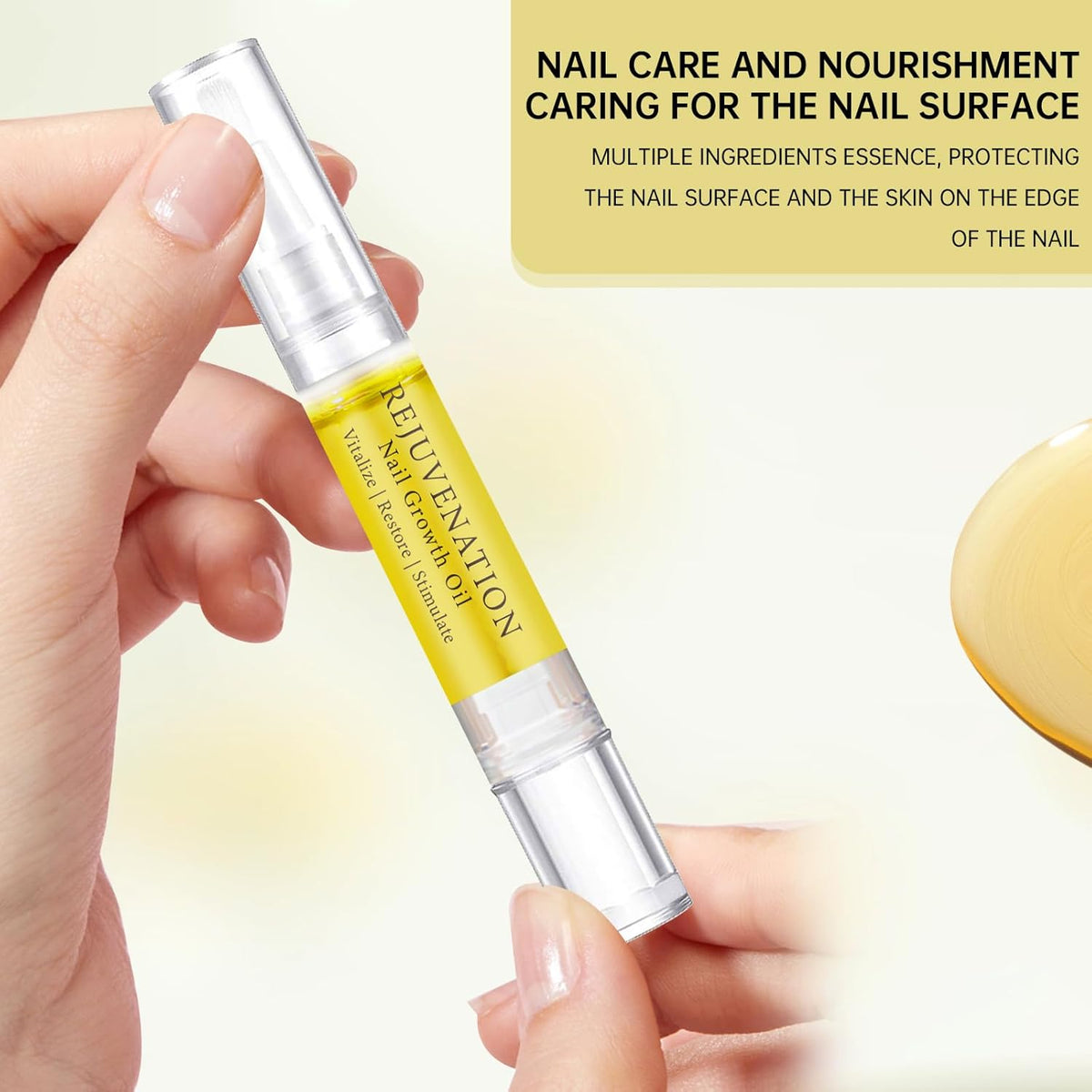 Fiorland Nail Growth Oil, Rejuvenation Nail Growth Oil, Instant Nail Repair, Rejuvenation Serum for