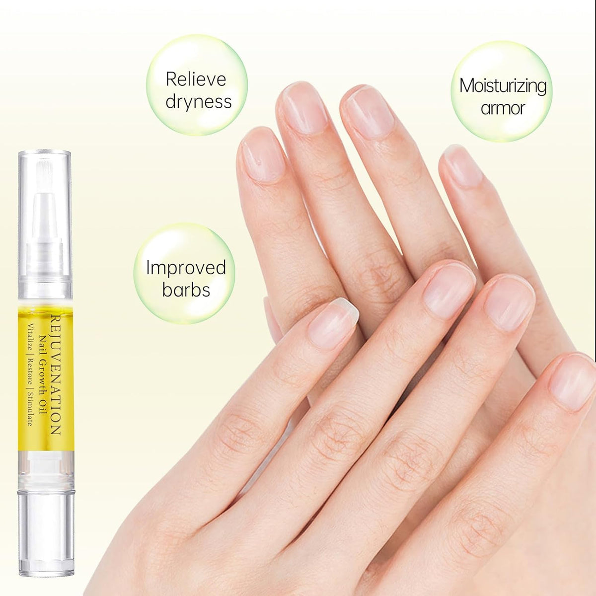 Fiorland Nail Growth Oil, Rejuvenation Nail Growth Oil, Instant Nail Repair, Rejuvenation Serum for
