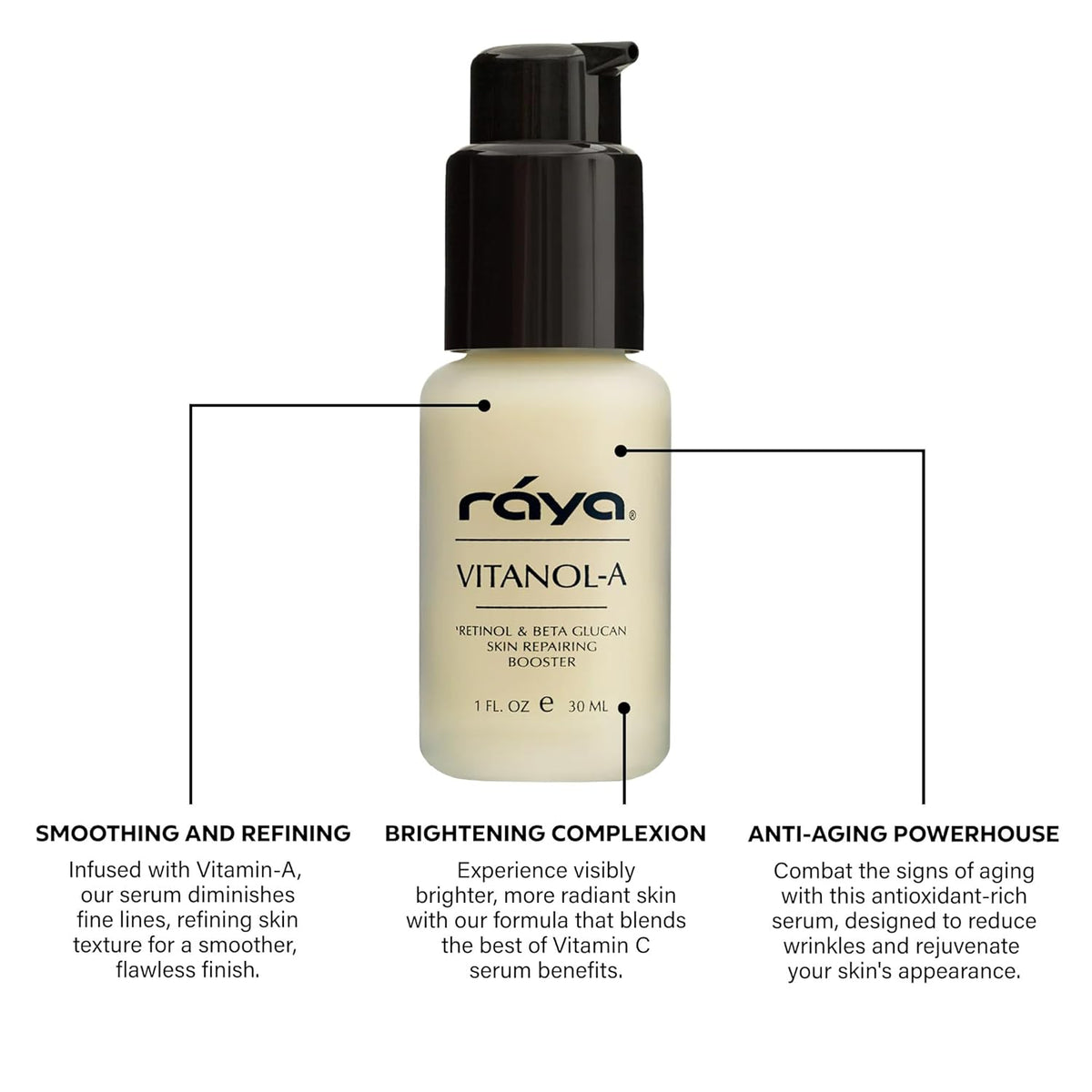 RAYA Vitanol - A (501) Serum for Face | Vitamin-A & Vitamin C Serum | Anti-Aging, Antioxidant Face