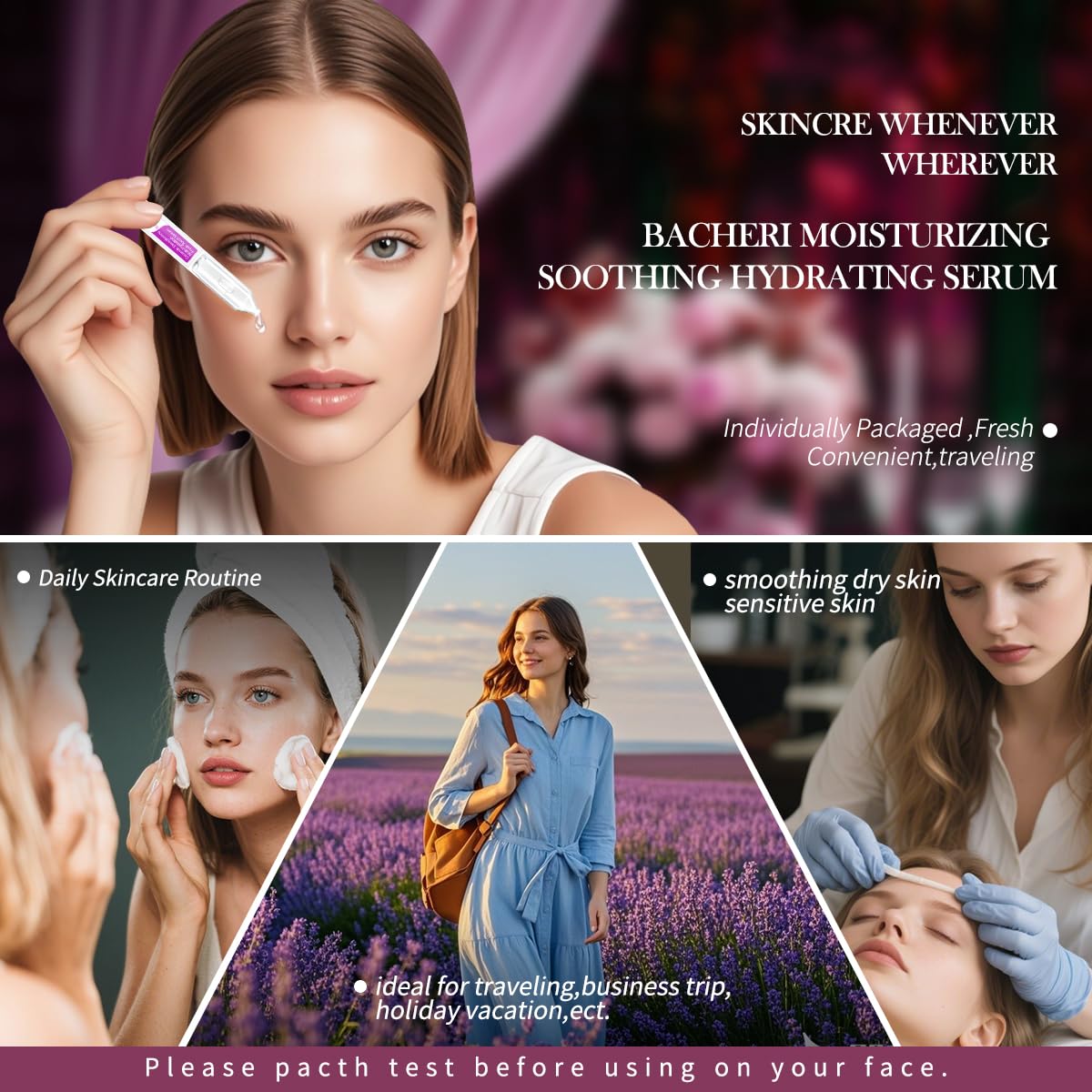 Ceramide Serum for Dry Sensitive Skin - Triple Ceramide Complex with Hyaluronic Acid, Strengthening