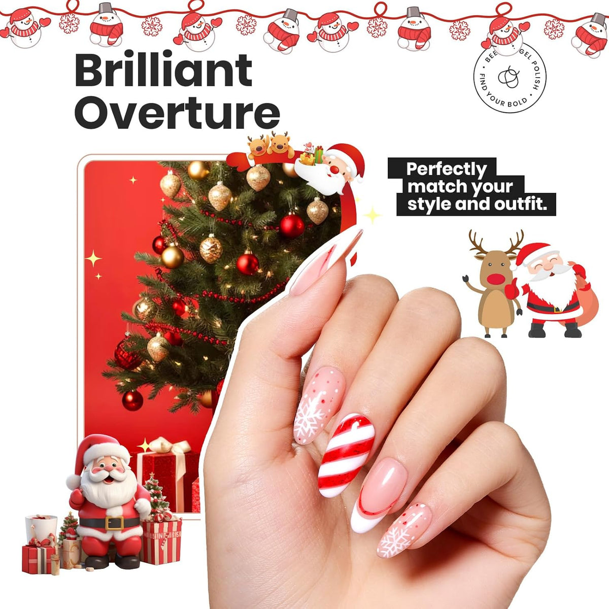 Beetles Red Nail Polish: 6Pcs Glitter Burgundy Red Sparkle Nail Polish Set, Quick Dry & Long